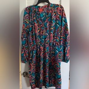 Paisley print dress
